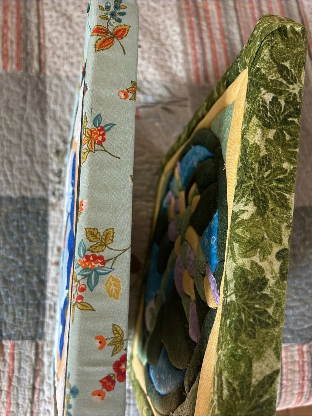 Handcrafted Hummingbird & Dragonfly Quilted Wall Panels - Unbranded